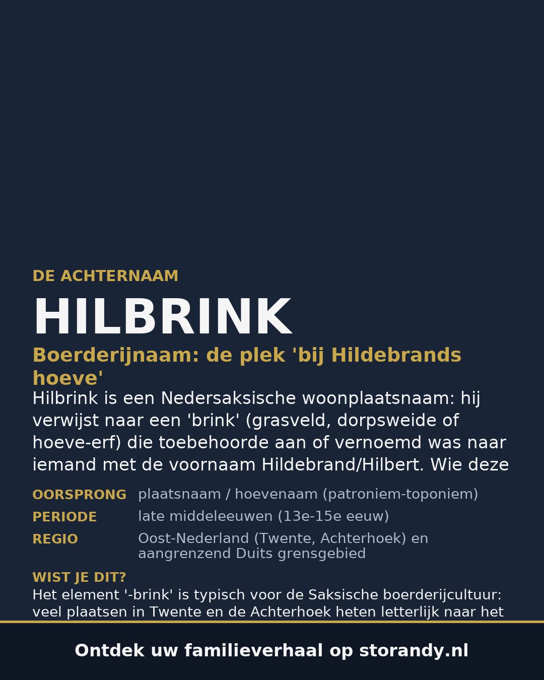 Familiewapen van de achternaam HILBRINK