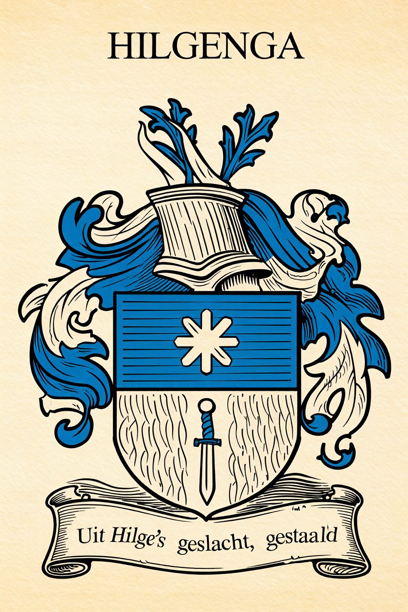Familiewapen van de achternaam HILGENGA