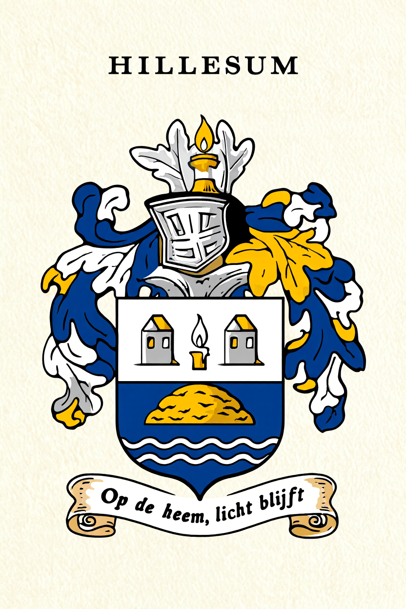 Familiewapen van de achternaam HILLESUM (vergrendeld)