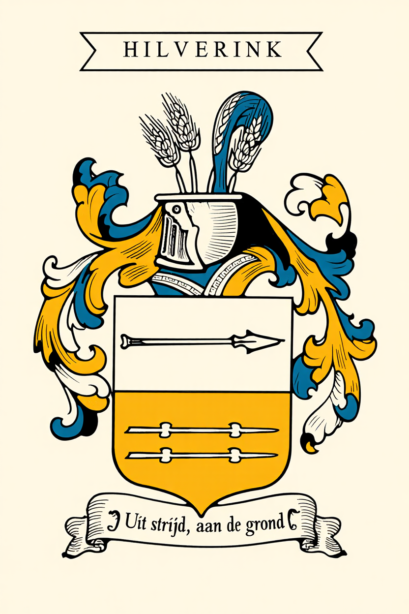 Familiewapen van de achternaam HILVERINK