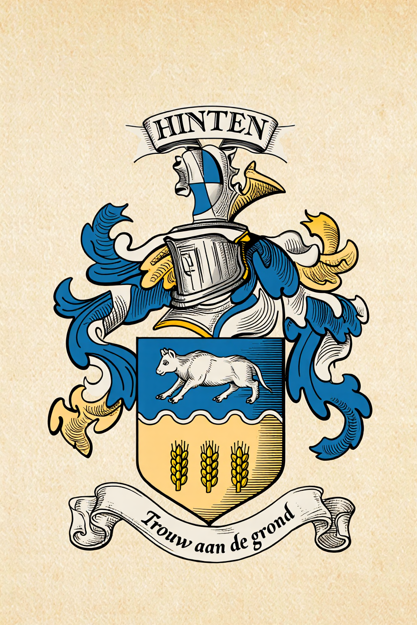 Familiewapen van de achternaam HINTEN