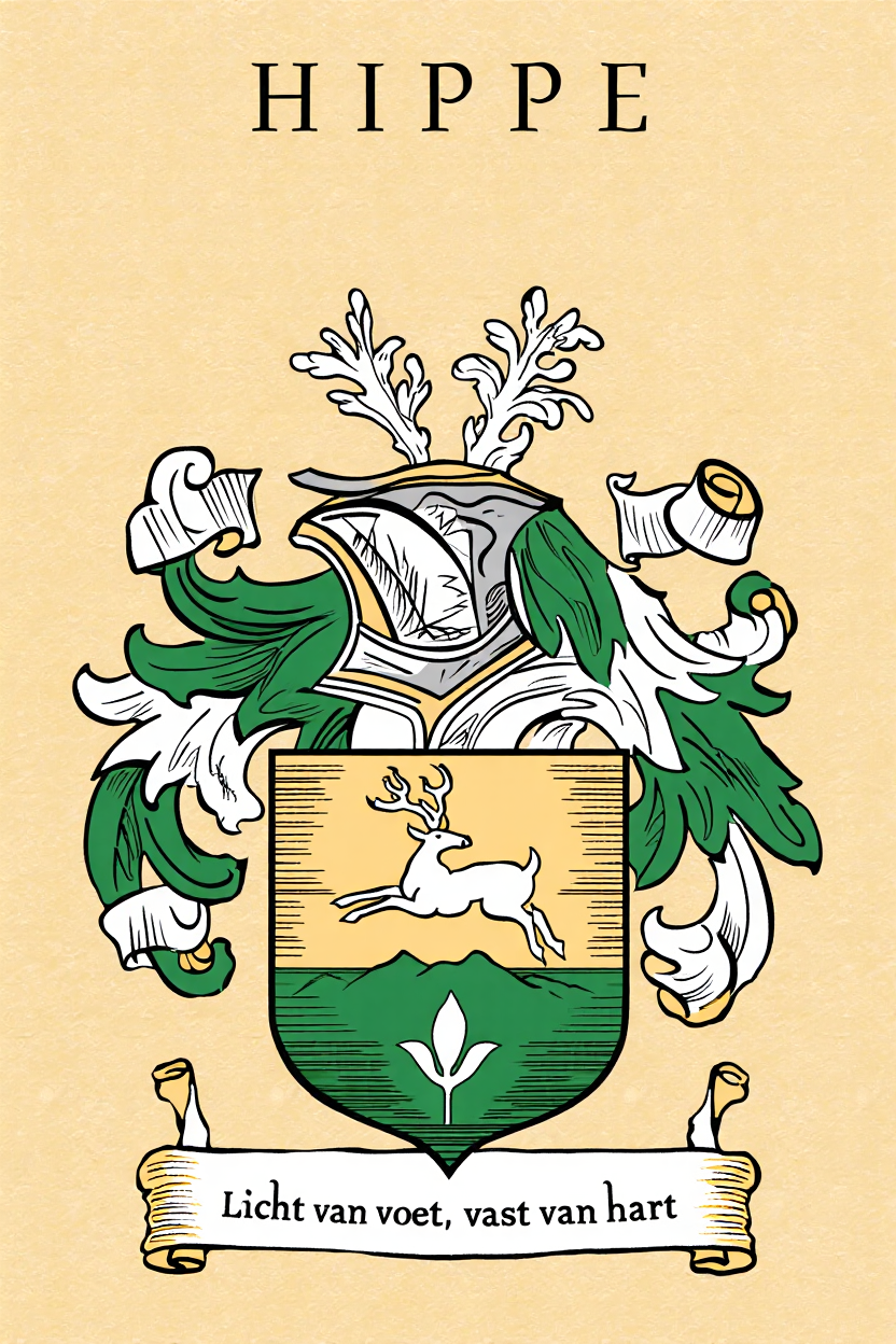 Familiewapen van de achternaam HIPPE
