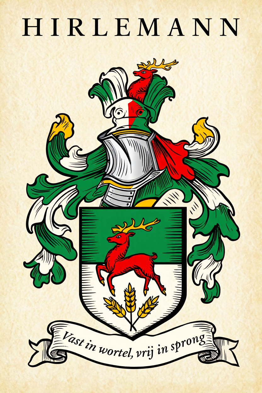 Familiewapen van de achternaam HIRLEMANN