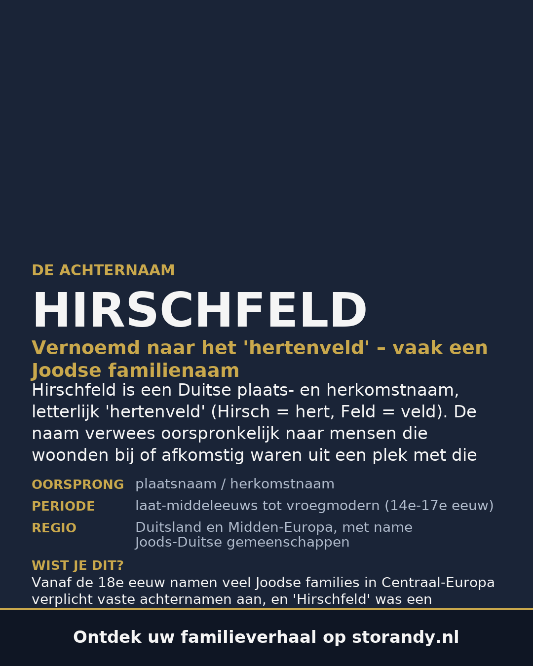 Familiewapen van de achternaam HIRSCHFELD