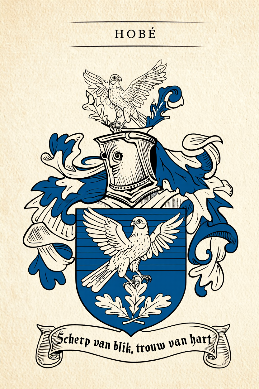 Familiewapen van de achternaam HOBÉ