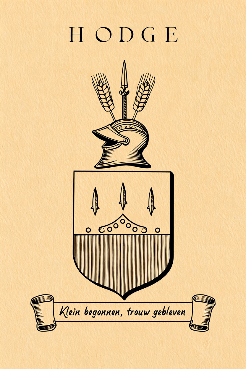 Familiewapen van de achternaam HODGE