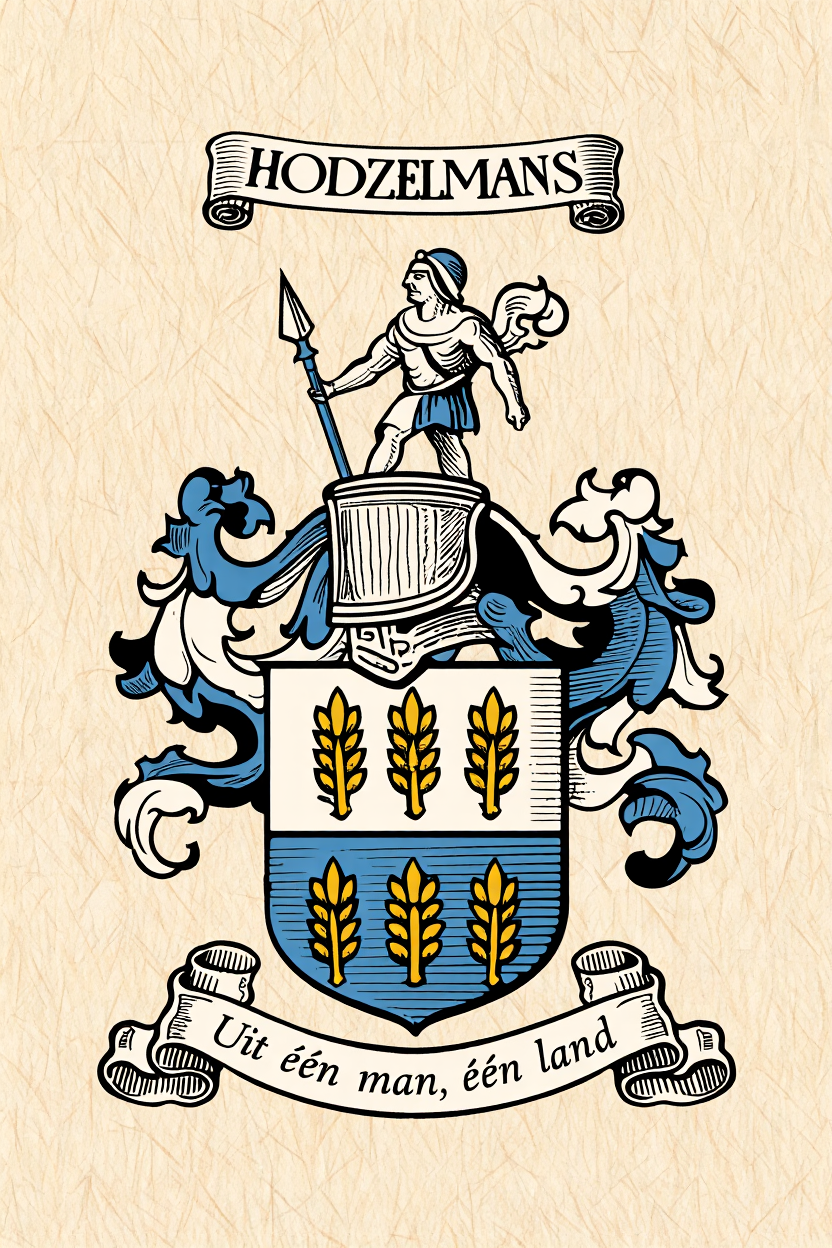 Familiewapen van de achternaam HODZELMANS
