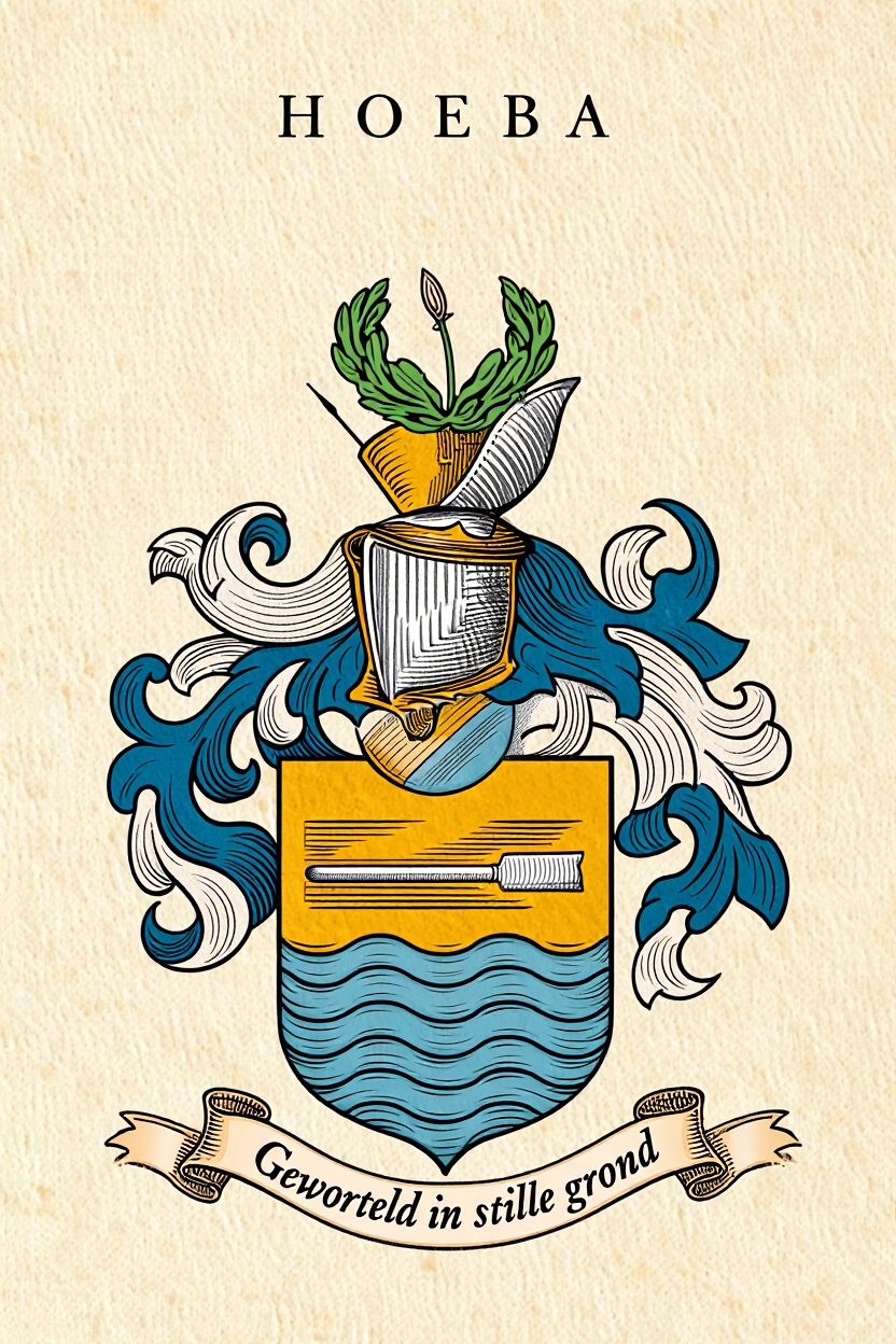 Familiewapen van de achternaam HOEBA