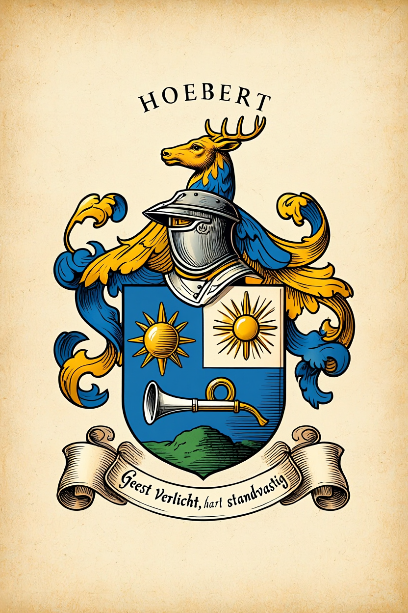 Familiewapen van de achternaam HOEBERT