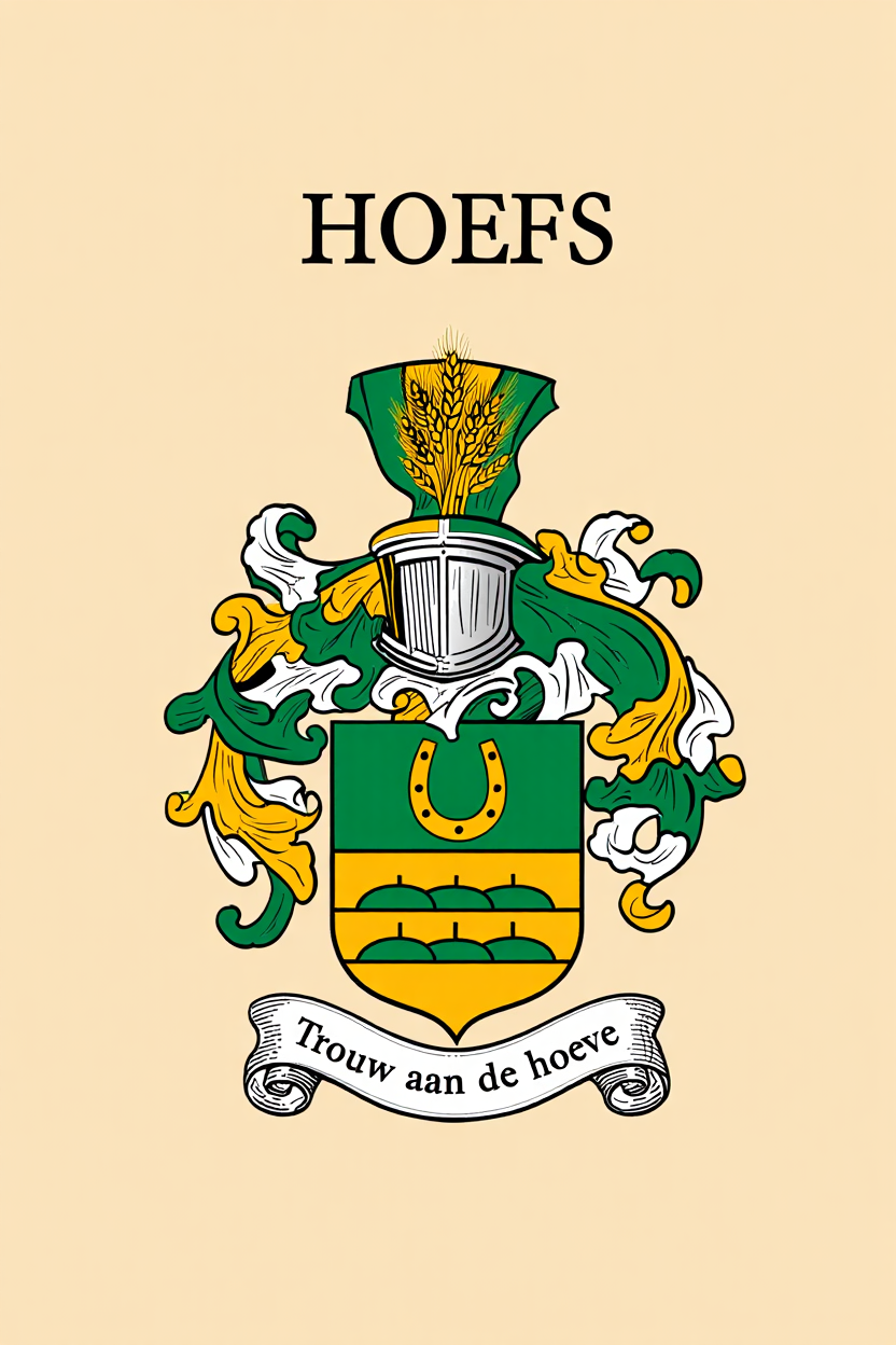 Familiewapen van de achternaam HOEFS