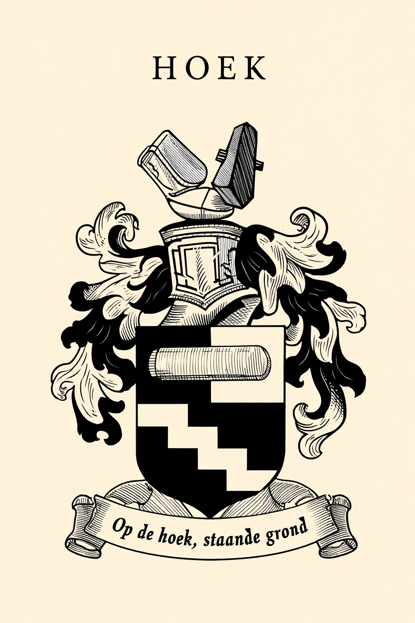 Familiewapen van de achternaam HOEK