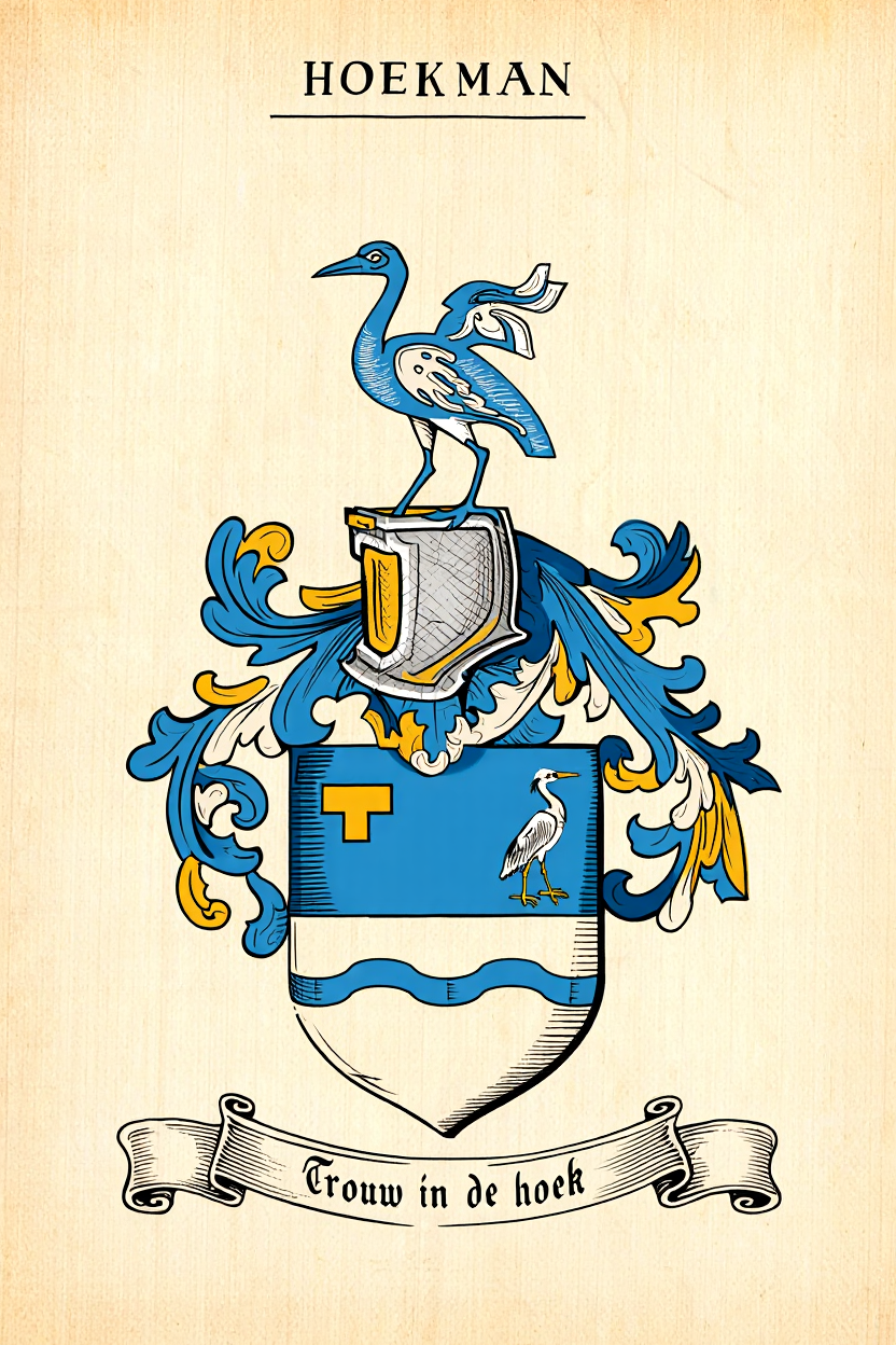 Familiewapen van de achternaam HOEKMAN