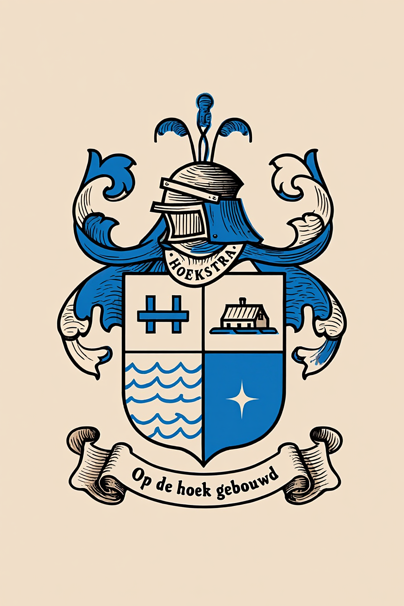 Familiewapen van de achternaam HOEKSTRA