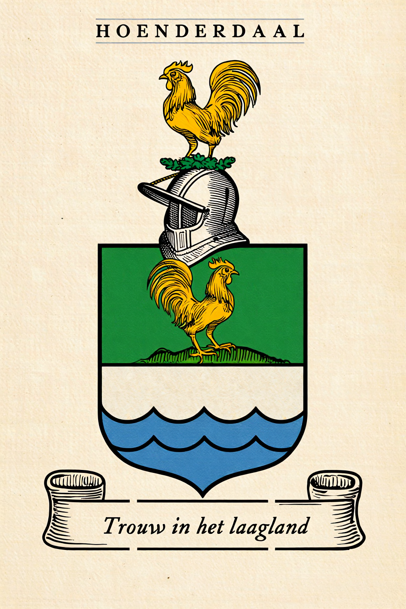 Familiewapen van de achternaam HOENDERDAAL