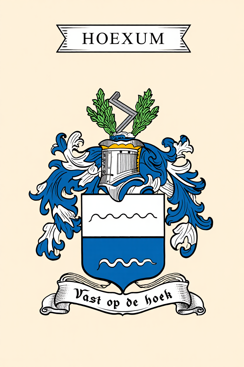 Familiewapen van de achternaam HOEXUM
