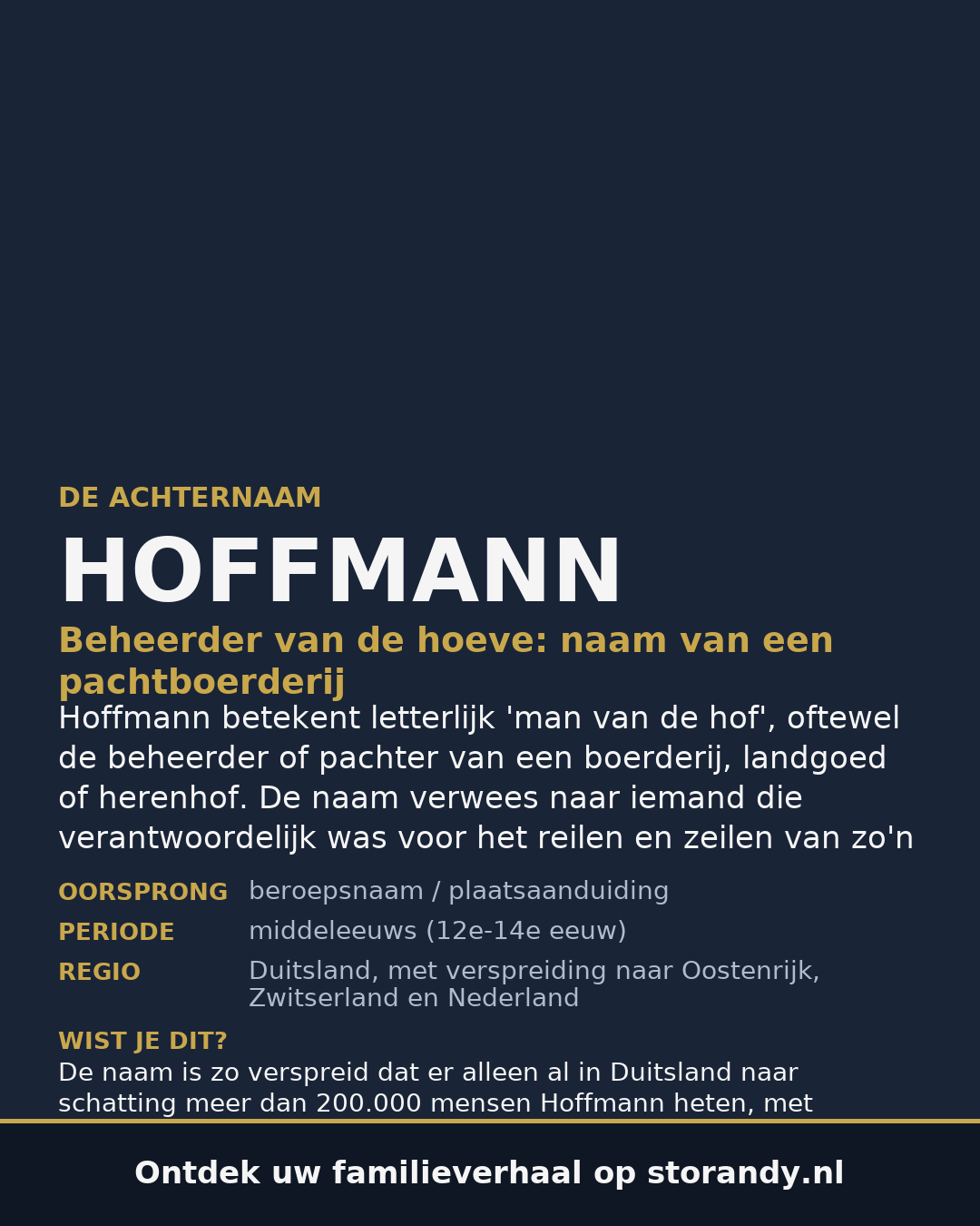 Familiewapen van de achternaam HOFFMANN