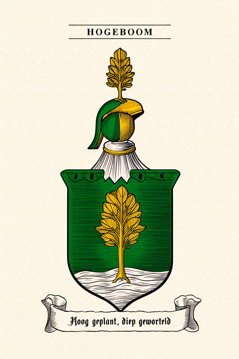 Familiewapen van de achternaam HOGEBOOM
