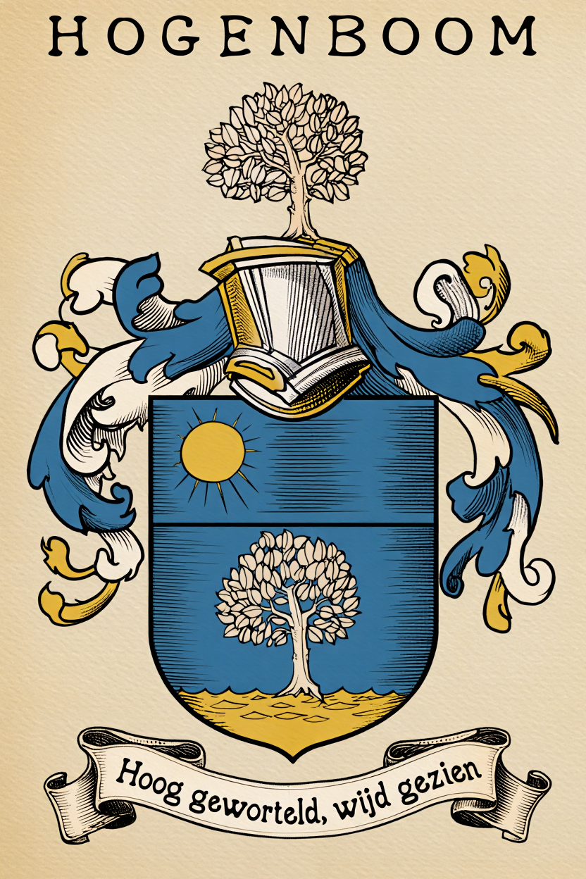 Familiewapen van de achternaam HOGENBOOM
