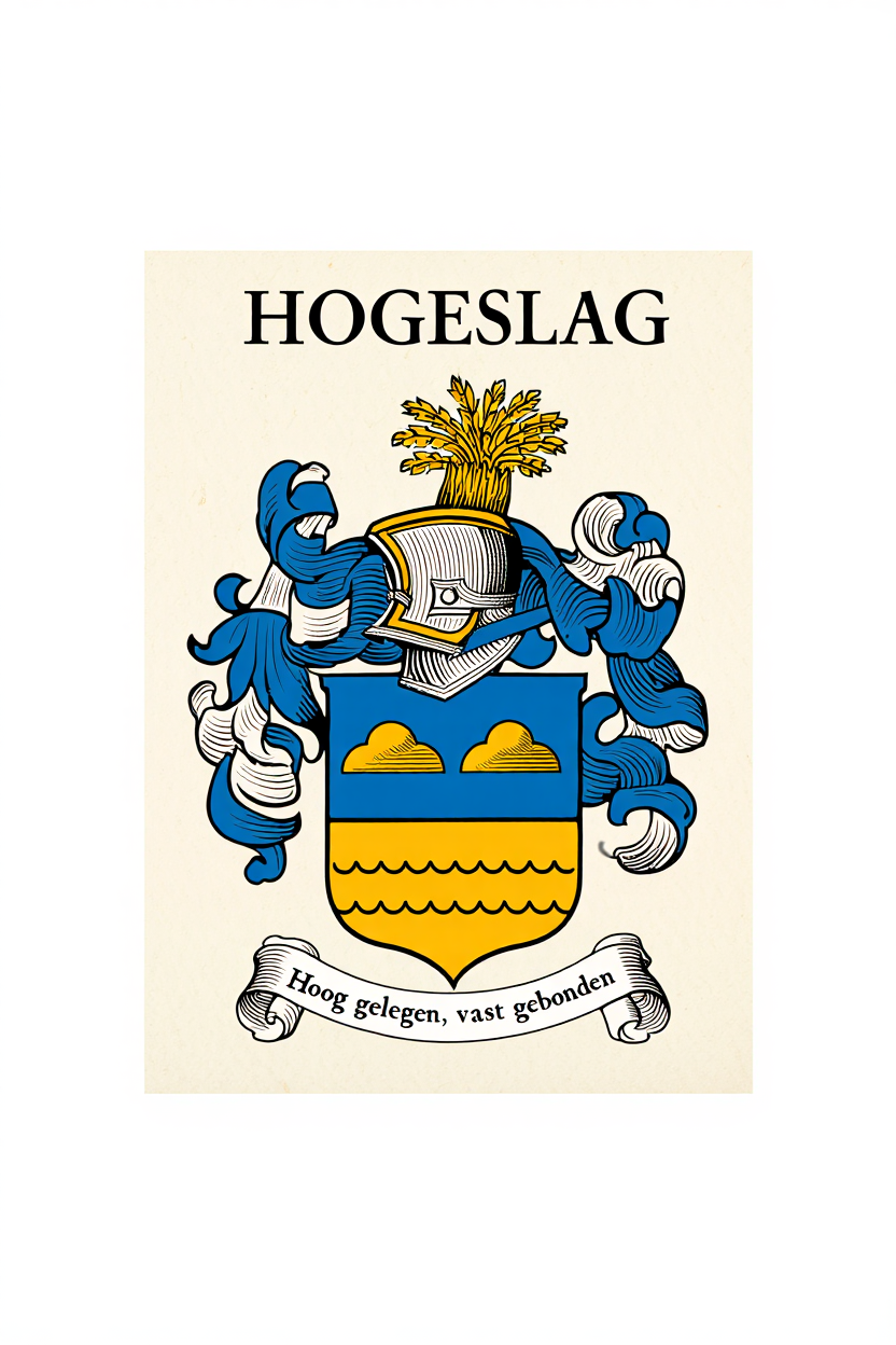 Familiewapen van de achternaam HOGESLAG