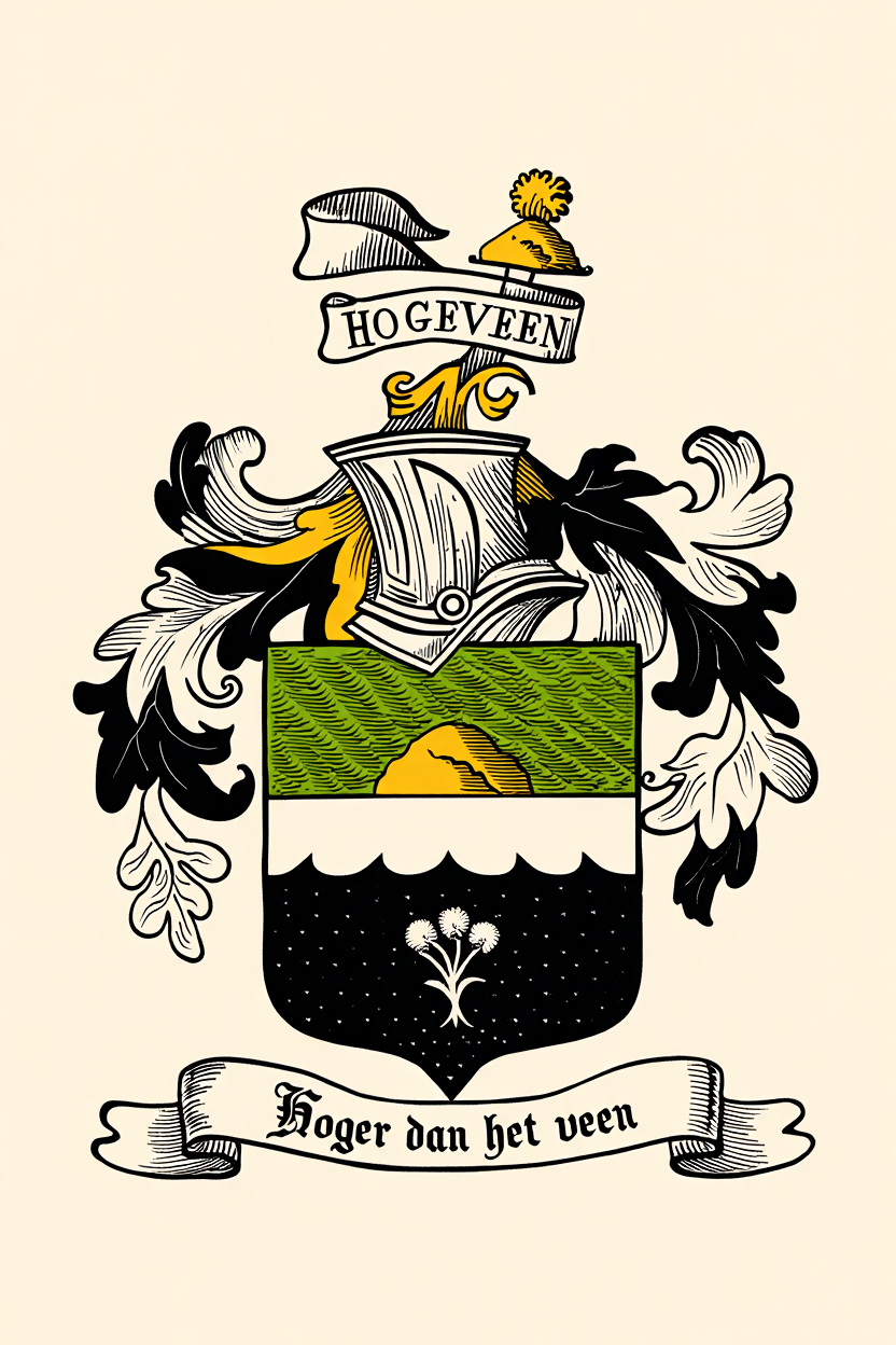 Familiewapen van de achternaam HOGEVEEN