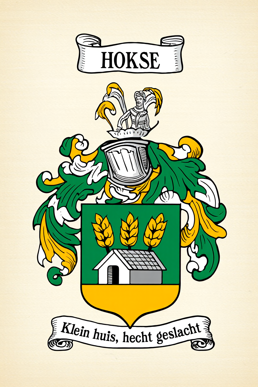 Familiewapen van de achternaam HOKSE