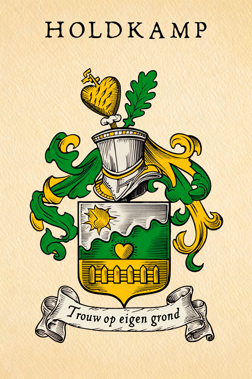 Familiewapen van de achternaam HOLDKAMP