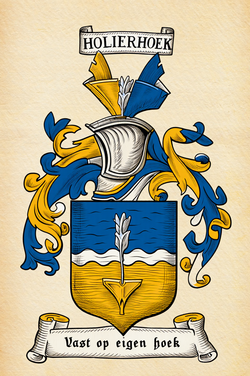 Familiewapen van de achternaam HOLIERHOEK