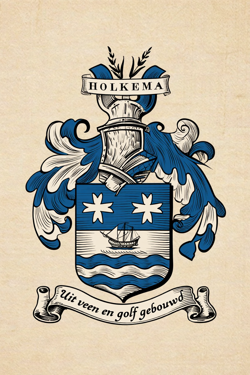Familiewapen van de achternaam HOLKEMA