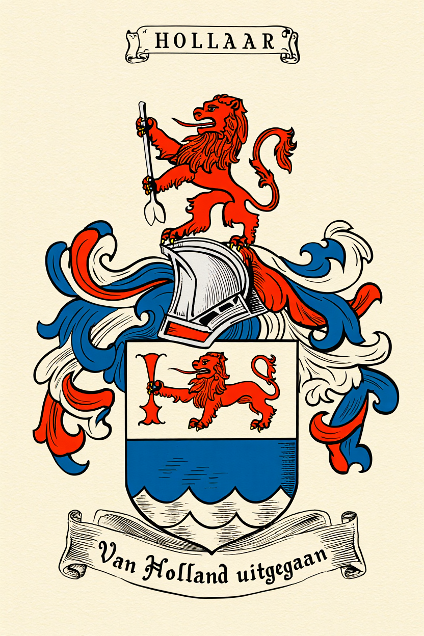 Familiewapen van de achternaam HOLLAAR