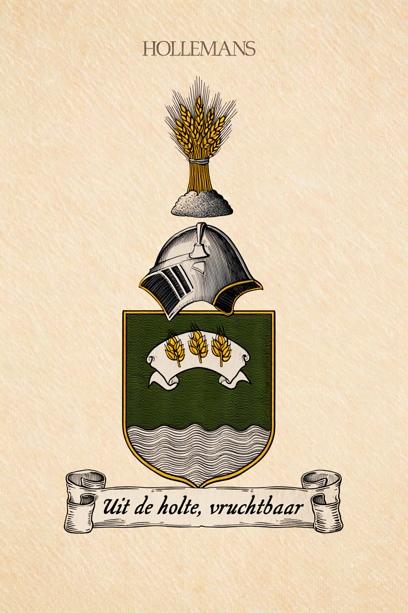 Familiewapen van de achternaam HOLLEMANS