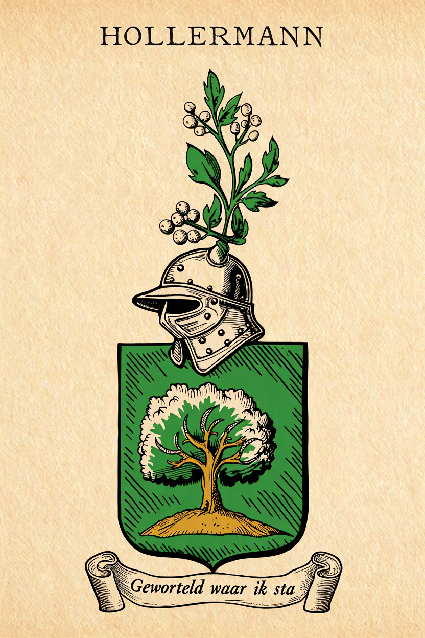 Familiewapen van de achternaam HOLLERMANN