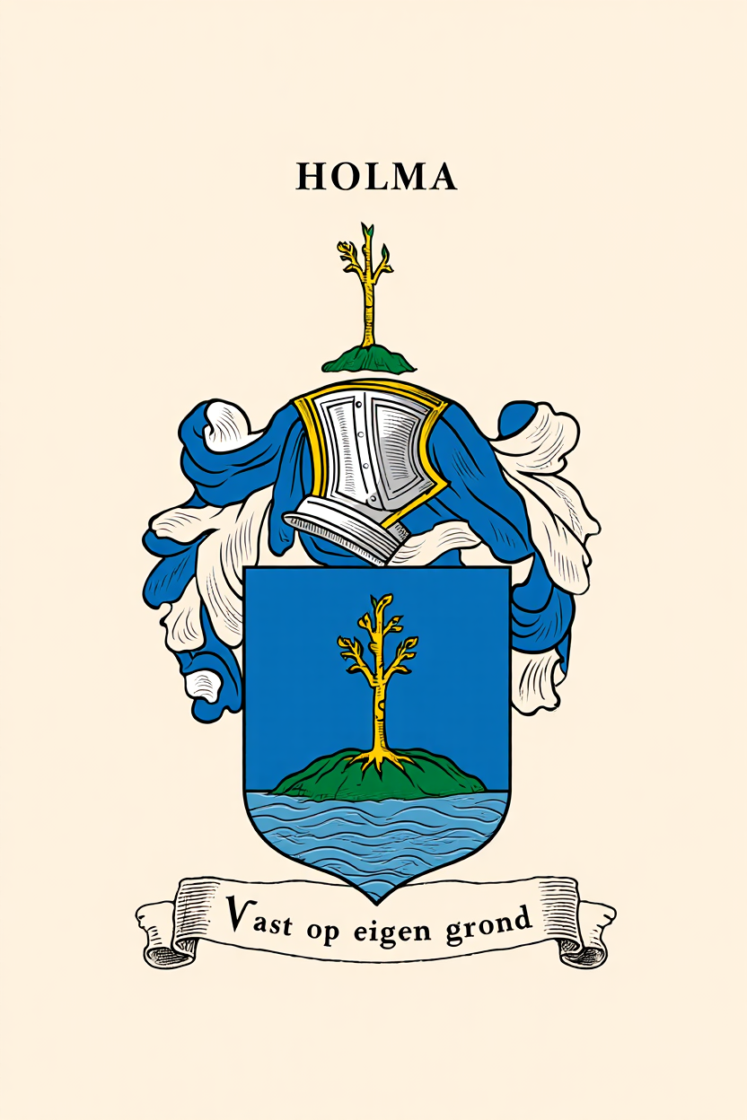 Familiewapen van de achternaam HOLMA
