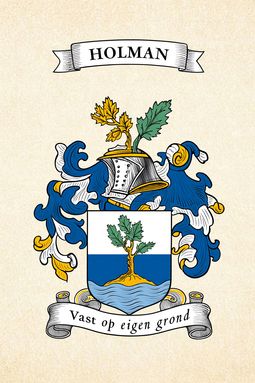 Familiewapen van de achternaam HOLMAN