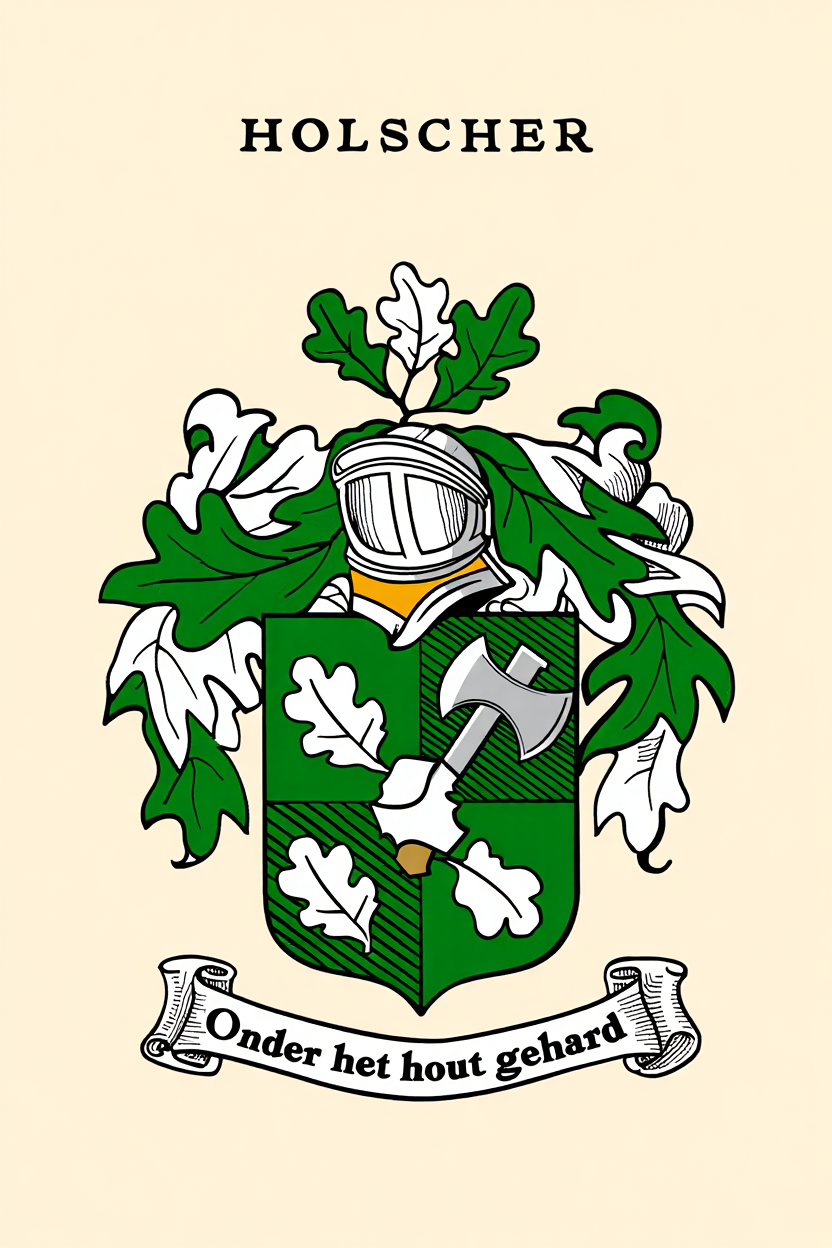 Familiewapen van de achternaam HOLSCHER