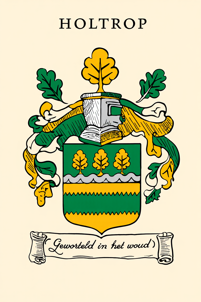 Familiewapen van de achternaam HOLTROP
