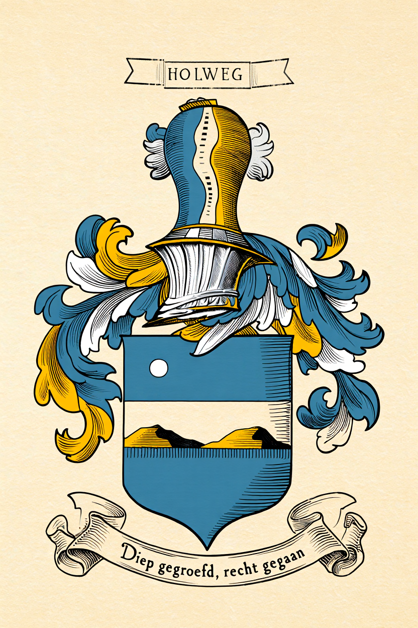 Familiewapen van de achternaam HOLWEG