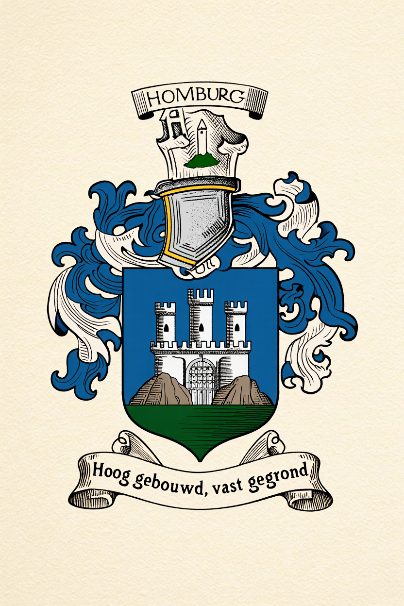 Familiewapen van de achternaam HOMBURG