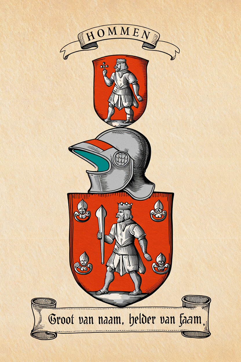 Familiewapen van de achternaam HOMMEN