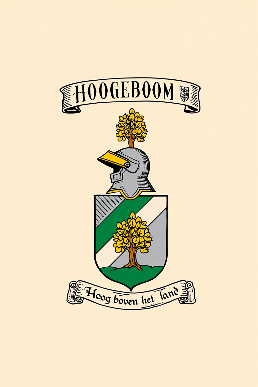 Familiewapen van de achternaam HOOGEBOOM