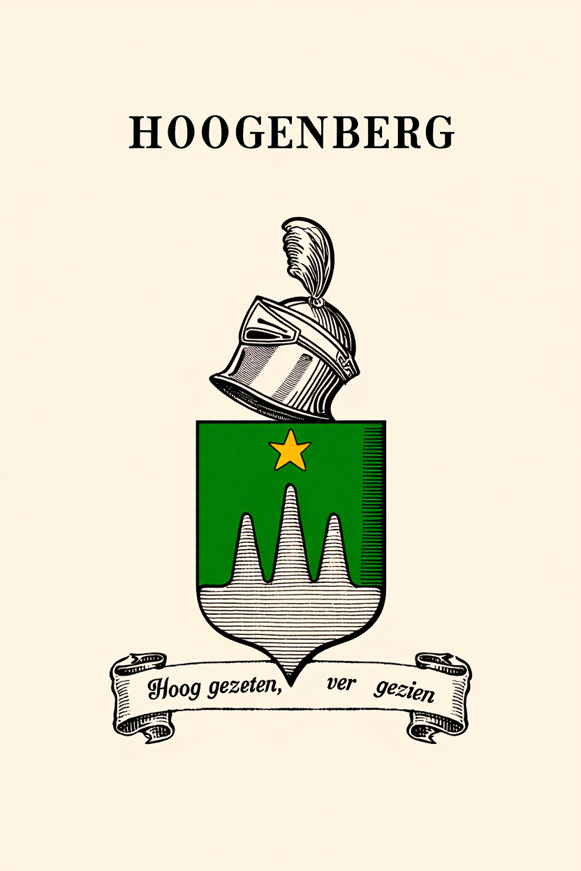 Familiewapen van de achternaam HOOGENBERG