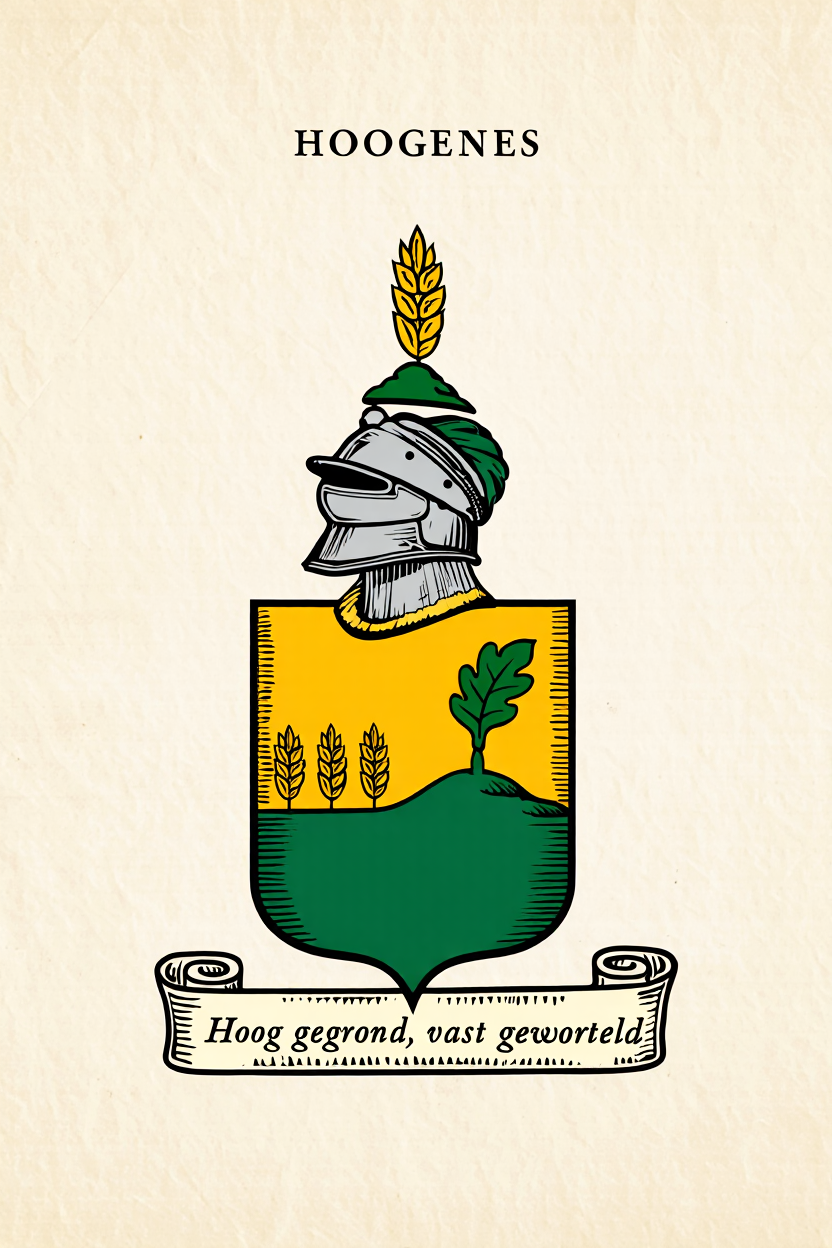Familiewapen van de achternaam HOOGENES