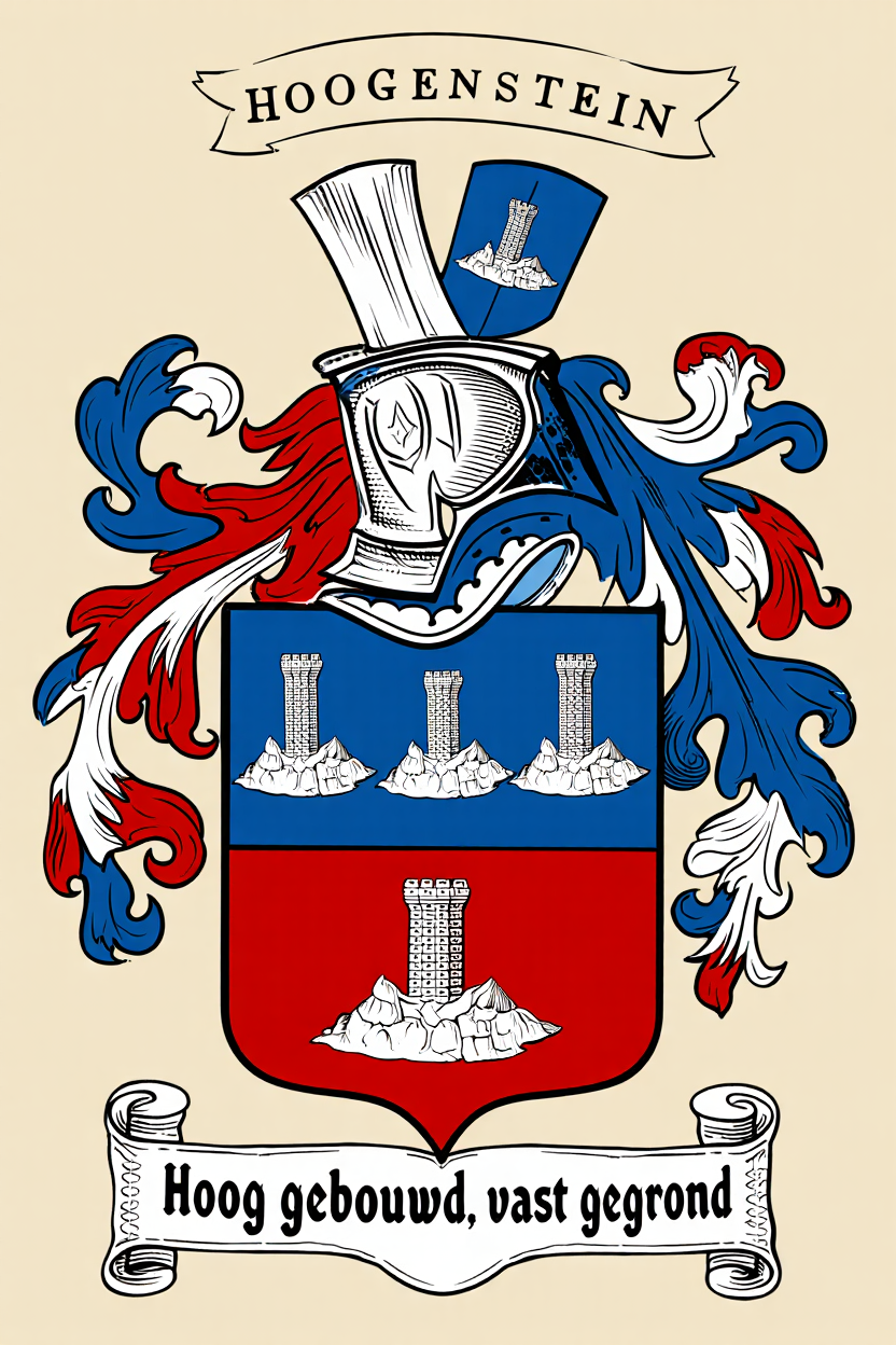 Familiewapen van de achternaam HOOGENSTEIN