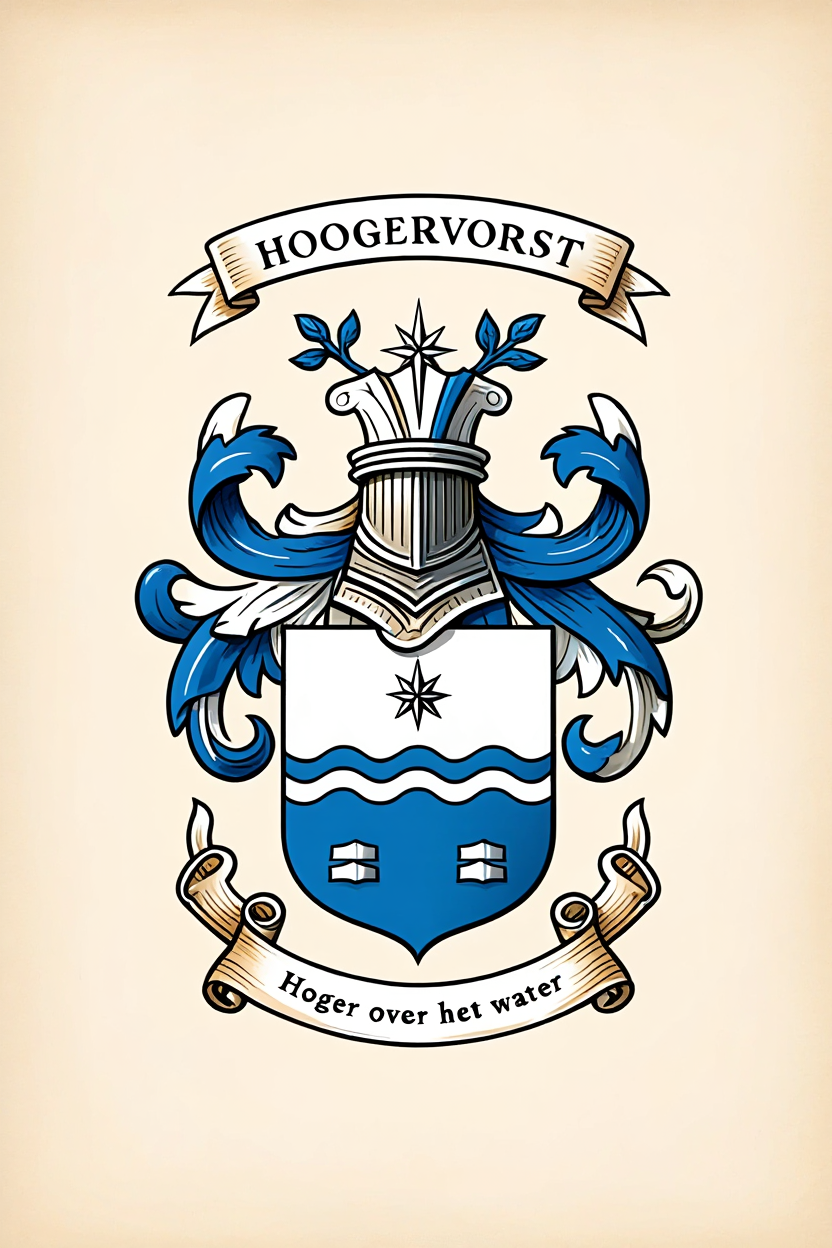Familiewapen van de achternaam HOOGERVORST