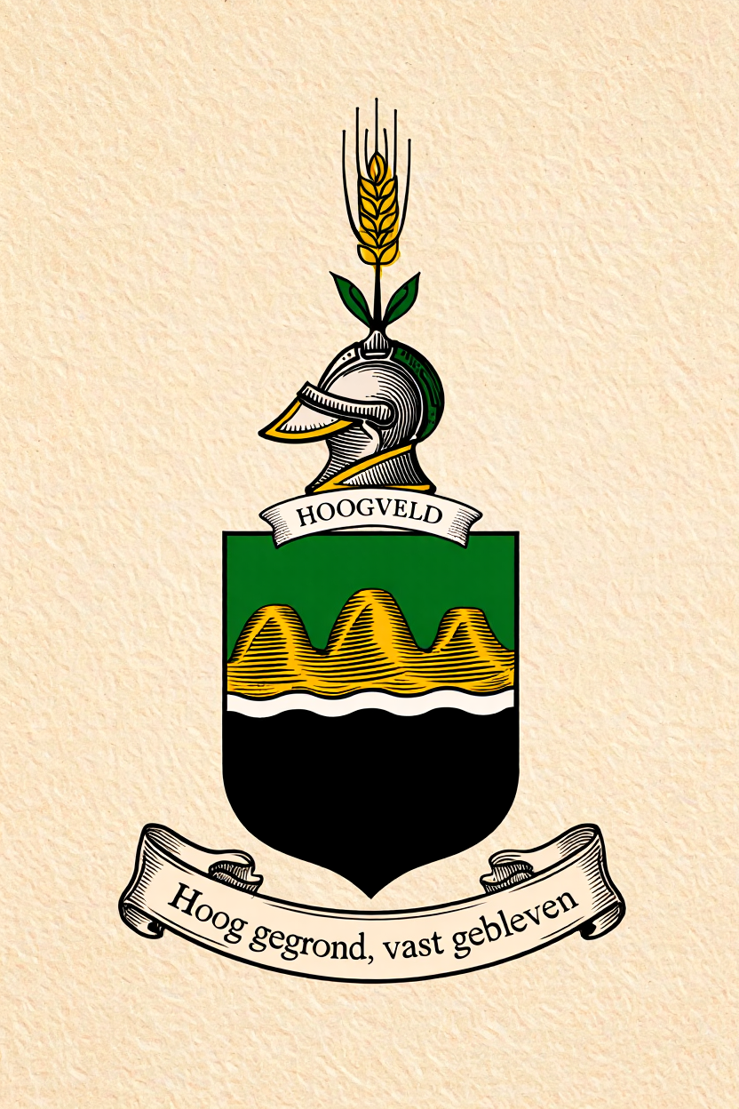 Familiewapen van de achternaam HOOGVELD (vergrendeld)