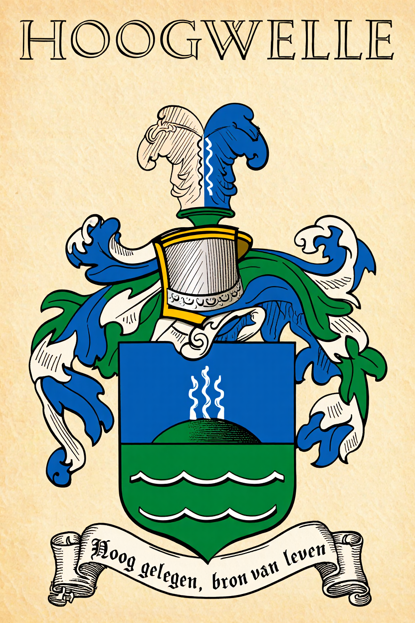 Familiewapen van de achternaam HOOGWELLE