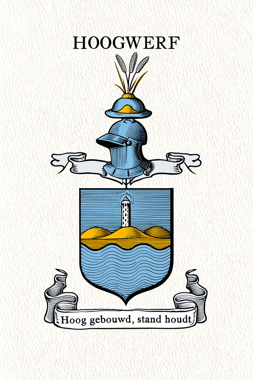 Familiewapen van de achternaam HOOGWERF