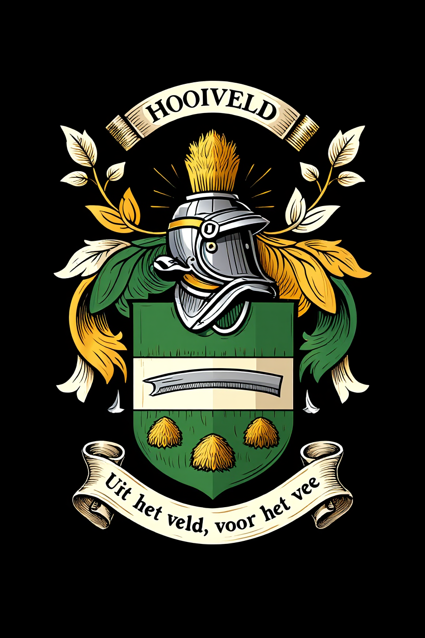 Familiewapen van de achternaam HOOIVELD (vergrendeld)