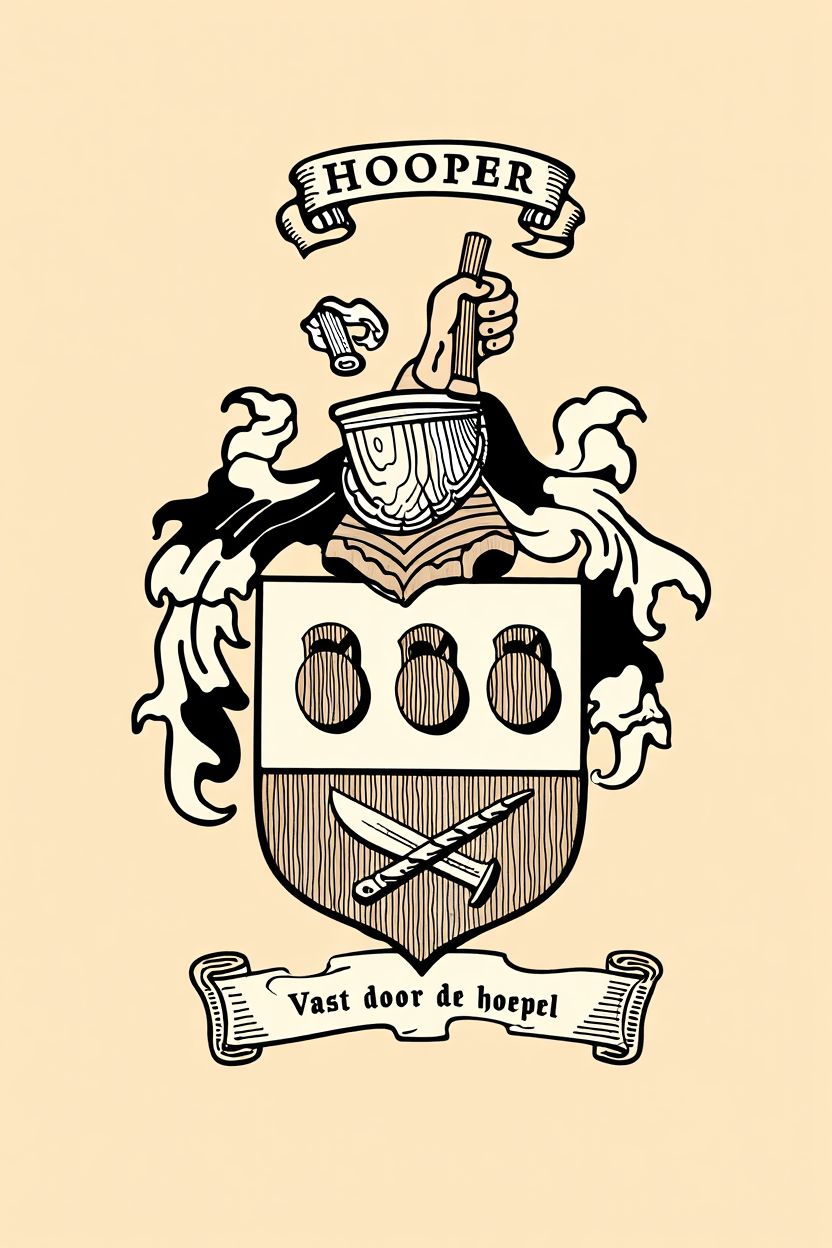 Familiewapen van de achternaam HOOPER