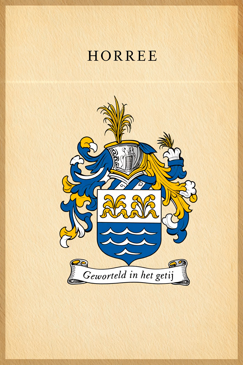 Familiewapen van de achternaam HORREE