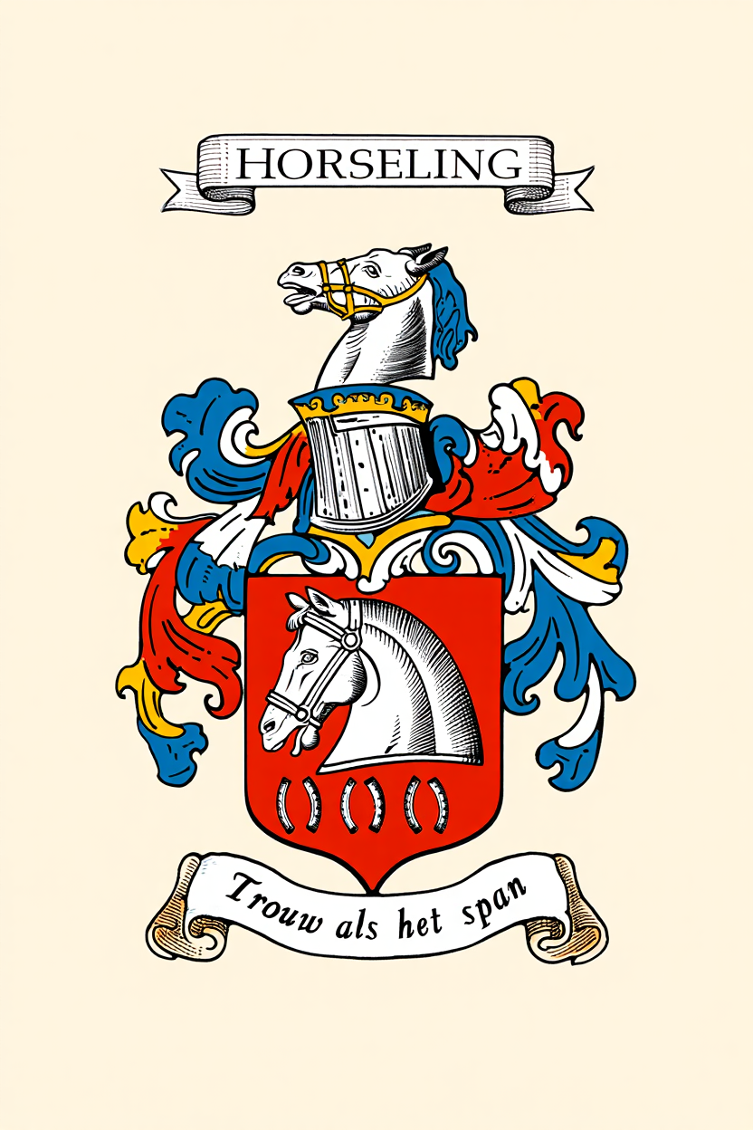Familiewapen van de achternaam HORSELING